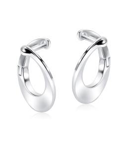 Silver Hoop Earring HO-2592